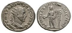 Coins - Roman Imperial Ancient Roman Imperial Coins - Trajan Decius - Illyricum Genius Antoninianus. 250-251 AD. Rome mint. Obv: IMP C M Q TRAIANVS DECIVS AVG legend with radiate, draped and cuirassed