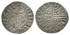 Coins - English Medieval English Medieval Coins - Henry III - London / Nicole - Long Cross Penny. 1248-1250 AD. Class 3b. Obv: facing bust with hENRICUS REX III legend. Rev: long voided cross and pell