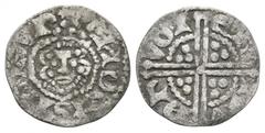 Coins - English Medieval English Medieval Coins - Henry III - Continental Imitation Long Cross Penny. 13th century AD. Obv: facing bust with HENDVISDIVSVR or similar garbled legend. Rev: long voided c