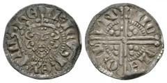 Coins - English Medieval English Medieval Coins - Henry III - London / Nichole - Long Cross Penny. 1250-1272 AD. Class 5b2. Obv: facing bust with sceptre and HENRICVS REX III legend. Rev: long voided 