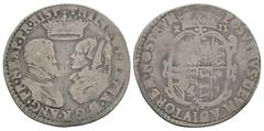 Coins - Tudor to Stuart English Tudor Coins - Philip and Mary - Undated Shilling. 1554-1558 AD. Undated issue. Obv: crown over facing profile busts with PHILIP ET MARIA D G R ANG FR NEAP PR HISP legen