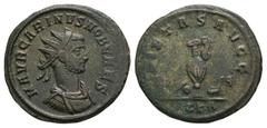 Coins - Roman Imperial Ancient Roman Imperial Coins - Carinus (under Carus) - Pietas Antoninianus. 282 AD. Rome mint. Obv: M AVR CARINVS NOB CAES legend with radiate, draped and cuirassed bust right. 