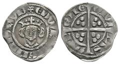 Coins - English Medieval English Medieval Coins - Edward I - Durham - Long Cross Penny. 1299-1301 AD. Class 9b. Obv: facing bust with +EDW R ANGL DNS HYB legend and 'cross moline' initial mark. Rev: l