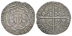Coins - English Medieval English Medieval Coins - Edward IV - London - Muled Mintmarks Groat. 1469-1470 AD. First reign, light coinage. Obv: facing bust within tressure with EDWARD DI GRA REX ANGL Z F
