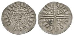 Coins - English Medieval English Medieval Coins - Henry III - Canterbury / Ion - Long Cross Penny. 1250-1272 AD. Class 5c. Obv: facing bust and sceptre with HENRICVS REX III legend. Rev: long voided c