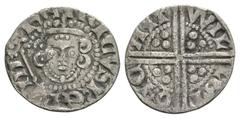 Coins - English Medieval English Medieval Coins - Henry III - Canterbury / Willem - Long Cross Penny. 1251-1272 AD. Class 5B2. Obv: facing bust and sceptre with HENRICVS REX III legend. Rev: voided lo