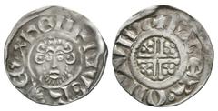 Coins - English Medieval English Medieval Coins - John - London / Ilger - Short Cross Penny. 1205-1217 AD. Class 6b1. Obv: facing bust with sceptre and HENRICVS REX legend. Rev: short voided cross and