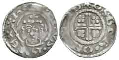 Coins - English Medieval English Medieval Coins - Henry II - London / Osber - Short Cross Penny. 1180-1189 AD. Class 1b. Obv: facing bust and sceptre with HENRICVS REX legend. Rev: short voided cross 