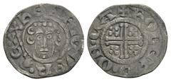 Coins - English Medieval English Medieval Coins - John - Canterbury / Roberd - Short Cross Penny. 1204-1209 AD. Class 5c. Obv: facing bust with sceptre and HENRICVS REX legend. Rev: short voided cross