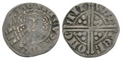 Coins - English Medieval English Medieval Coins - Henry III - Canterbury / Walter - Long Cross Penny. 1251-1272 AD. Class 5f. Obv: facing bust and sceptre with HENRICVS REX III legend. Rev: long voide