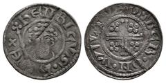 Coins - English Medieval English Medieval Coins - Henry II - Wilton / Osber - Short Cross Penny. 1180-1189 AD. Obv: facing bust with sceptre and HENRICVS REX legend. Rev: short voided cross and quatre