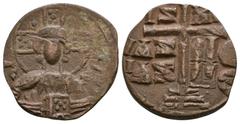 Coins - Byzantine Byzantine Coins - Constantine X - Class E Anonymous Follis. 1059-1067 AD. Constantinople mint, class E anonymous follis. Obv: IC to left, XC to right of Christ, nimbate, bust facing 