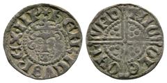 Coins - English Medieval English Medieval Coins - Henry III - London / Nicole - Long Cross Penny. 1248-1250 AD. Class 3a1. Obv: facing bust with HENRICVS REX III legend. Rev: long voided cross and pel