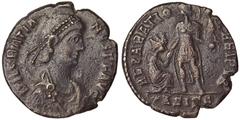 Roman coins Empire Gratianus (375-383) Bronce Centennionalis Siscia Ø 22 mm RIC 26a.1. 5.00 g. VF