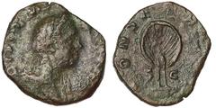 Roman coins Empire Mariniana (253 AD) Sestertius Ø 27 mm RIC sim. 9. 11.90 g. F