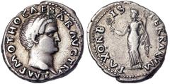 Roman coins Empire Otho (69 AD) Denarius Rome RIC 4. 3.43 g. R BB