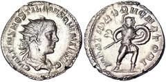 Roman coins Empire Hostilianus (250-251 AD) Antoninianus Rome Montenegro 3451. 2.80 g. NC SPL
