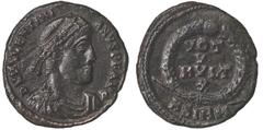 Roman coins Empire Valentinian II (375-392 AD) Small bronze Sirmium Montenegro 5591. 3.19 g. NC BB-