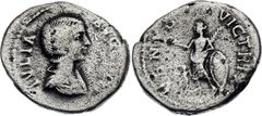 Coins - Ancient World Roman Empire Julia Domna Denarius 196 - 211 AD Contemporary Forgery Silver 2.77 g.; This contemporary counterfeit does not correspond to any particular official coin type. Obv: B
