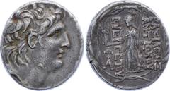 Kingdom of Syria, Seleukid Kings, Antiochos VII (138-129 BC), AG Tetradrachm Kingdom of Syria, Seleukid Kings, Antiochos VII (138-129 BC), AG Tetradrachm (16.38g), mint of Antioch, diademed head facin