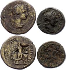 Ancient World Ancient World Roman Empire Lot of two Bronze 190 - 270 A.D. Lot of two bronze.