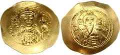 Coins - Ancient World Ancient World Byzantine Gold Histamenon Michael VII Ducas 1071 - 1078 A.D. Gold 4.28g; Constantinople mint. Struck 1071-1078. Nimbate facing bust of Christ Pantokrator / Crowned 