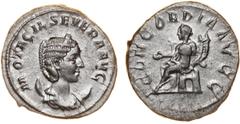 Coins - Ancient World Roman Empire Otacilia Severa AE Antoninianus 246 - 248 A.D. Rome RIC IV, Part III, 125c; Silver 4.67g.; M OTACIL SEVERA AVG Diademed, Draped Bust Right on Crescent / CONCORDIA AV