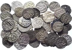 Coins - Golden Horde Golden Horde 45 x AR Dang AH 710 - 812 Silver; Konstantin Petrunin's Former Collection; Khans: Toqta, Uzbek, Janibek, Berdibek, Qulpa, Nawruz Beg, Khizr, Timur-Hodja, Ordu Malik, 