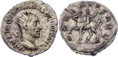 Coins - Ancient World Roman Empire Rome Antoninian 250 AD Trajan Decius RIC 11b; Billon 3.12 g.; Obv: IMP C M Q TRAIANVS DECIVS AVG, radiate, draped and cuirassed bust of Trajan Decius right. Rev.: AD