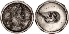 Coins - Italy Italy WM Medallion "The Emperor Galba" 18th Century (ND) WM 55.57 g., 52.3 mm; Galba (3 BC-AD 68-69); Obv: laureate bust right, IMP SERSVL P GALB – A CAESAR AVGT RPP / Rev: Pegasus; XF.