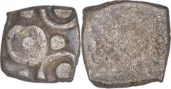 Coins Of INDIA Ancient India Punch-Marked Coins Punch Marked Silver One Eighth Vimshatika Coin of Panchala Janapada. Punch-Marked Coins, Panchala Janapada, Silver 1/8 Vimshatika, Obv: single composite