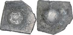 Coins Of INDIA Ancient India Punch-Marked Coins Rare Punch Marked Silver Shana Coin of Shakya Janapada. Punch-Marked Coin, Shakya Janapada, Silver Shana, Obv:single symbol consisting of a pellet in th