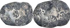 Coins Of INDIA Ancient India Punch-Marked Coins Punch Marked Silver Vimshatika Coin of Kashi Janapada Under Kosala Janapada. Punch Marked Coins, Kashi Janapada under Kosala Janapada (500 BC), Silver V