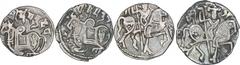 Turk and Hindu Shahis of Kabul and Gandhara Samanta Deva Lot of 02 Coins Billon Jital Coins of Samanta Deva of Turk and Hindu Shahis of Kabul and Gandhara. Turk and Hindu Shahis of Kabul and Gandhara,