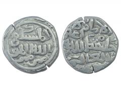 Billon One Tanka Coin of Muhammad Bin Tughluq of Delhi Sultanate. Coins Of INDIA Sultanate Coins Delhi Sultanate 23. Muhammad Bin Tughluq (AH725-752/1325-1351AD ) Billon Tanka ;Delhi Sultanate, Muhamm