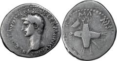 Roman Imperial Nero Claudius Drusus. Denarius; Nero Claudius Drusus; Died 9 BC, Lugdunum, c. 41-47 AD, Denarius, 3.59g. BM-107, Paris-, C-6 (30 Fr., no source cited), RIC-74 (R2). Obv: NERO CLAVDIVS D