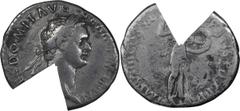 Roman Imperial Domitian. Denarius; Domitian; 81-96 AD, Rome, 85 AD, Denarius, 2.55g. RIC-342 (R2). Obv: [IMP CA]ES DOMIT AVG - GERM P M TR P V Head laureate r. Rx: IMP VIIII COS XI - CENS POT P P Mine