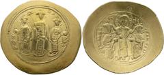 Byzantine Romanus IV. AR Histamenon Nomisma; Romanus IV; 1068-1071 AD. Constantinople, Skyphate Histamenon Nomisma, 4.36g. Sear-1859, Berk-320. Obv: +RWMAN\' - EVΔOKIA Nimbate Christ, with IC - XC l. 