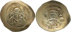 Byzantine Michael VII. AR Histamenon Nomisma; Michael VII; 1071-1078 AD. Constantinople, EL Histamenon Nomisma, 4.30g. Berk-328, Sear-1868. Obv: IC - XC across field, Facing bust of Christ wearing hal