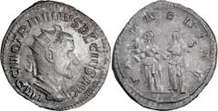 Roman Imperial Trajan Decius. Antoninianus; Trajan Decius; 249-251 AD, Rome, Antoninianus, 4.18g. RIC-21b (C), C-86 (2 Fr.). Obv: IMP C M Q TRAIANVS DECIVS AVG Bust laureate, cuirassed r. Rx: PA - NNO