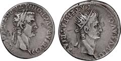 Roman Imperial Final precious metal issue of Caligula, lasting just 24 days. Denarius; Final precious metal issue of Caligula, lasting just 24 days; 37-41 AD, Lugdunum, 41 AD, Denarius, 3.69g. RIC-31 