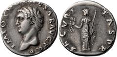 Roman Imperial Otho. Denarius; Otho; 69 AD, Rome, Denarius, 3.37g. BM-20, Paris-17, C-19 (20 Fr.), RIC-12 (R3). Obv: IMP OTH[O CA]ESAR AVG TR P Head bare left. Rx: SECVRI - TAS P R Securitas standing 