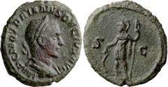 Roman Imperial Trajan Decius. Semis; Trajan Decius; 249-251 AD, Rome, Semis, 3.85g. RIC-128, C-102 (6 Fr.). Obv: IMP C M Q TRAIANVS DECIVS AVG Bust laureate, cuirassed r. Rx: S - C Mars standing l. ho