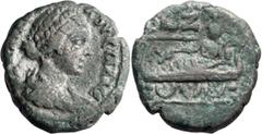 Roman Provincial Lucilla. ; Lucilla; Alexandria, Egypt, Year 7 = 166/7 AD, Billon Tetradrachm, 12.68g. Emmett-2475/7 (R3); Dattari/Savio-pl. 205, 3817; BM-1391; Curtis-781A; Cologne-2196. Obv: ΛOYKIΛΛ