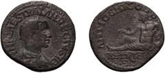 Roman Bronzes Trajan Decius. ; Trajan Decius; 249-251 AD, Antiochia, Pisidia, AE 23.5-25.5, 8.88g. -Av. I/Rv. 4, p. 192, pl. XLIII, RPC-1252 (3 spec.). Obv: IMP CAES TRAIAN DECIVS AV Radiate, draped, 