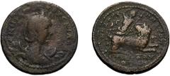 Roman Bronzes Herennia Etruscilla. ; Herennia Etruscilla; Anazarbus, Cilicia, Year 269=250/1 AD, AE 30.5, 15.02g. Ziegler-764 (Vs 2/Rs 4), RPC-1488 (14 spec.). Obv: E?ENNIAN [ET?]?V?????? ?E Bust drap