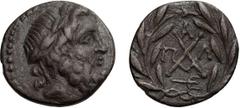 Greek Arcadia, Pallantium under the Achaean League. Achaean League Hemidrachm, ex BCD; Arcadia, Pallantium under the Achaean League; Early 1st Century BC, Hemidrachm, 2.05g. BCD-1591, BM-121, Benner-2