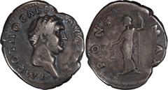 Roman Imperial Otho. Denarius; Otho; 69 AD, Rome, Denarius, 3.11g. BM-6, Paris-22, C-9 (12 Fr.), RIC-19 (R2). Obv: IMP OTHO CAES[AR] AVG TR P Head bare r. Rx: PONT - MAX Aequitas standing l. holding s