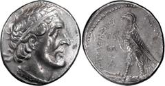 Greek Ptolemaic, Ptolemy I. Tetradrachm; Ptolemaic, Ptolemy I; 305-283 BC. Uncertain Mint 9, on Cyprus; after 294 BC, Tetradrachm, 14.27g. CPE-228, Svoronos-376 (4 spec.). Obv: Diademed head of king r