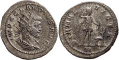 Roman Claudius II Gothicus. Antoninianus; Claudius II Gothicus; 268-270 AD, Antioch, Antoninianus, 3.74g. RIC-203, C-67 (2 Fr.). Obv: IMP C CLAVDIVS AVG Bust radiate, draped, cuirassed r. Rx: DIANAE -
